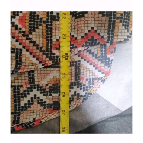 H&M Multicolor Geometric Sheer Blouse - Picture 7 of 7